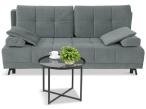 Sofa City z funkcją spania 201x108 cm Matt Velvet 97 - Jasnoszara