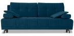 Granatowa mała sofa rozkładana 201x108 cm City Matt Velvet 79