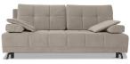 Beżowa sofa z funkcją spania i pojemnikiem 201x108 cm City Matt Velvet 09