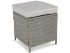 Meble technorattanowe z drewnianym stołem 10 miejsc AK2FT64 Grey Ivory