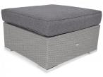 Meble modułowe technorattan Nilamito VIII + fotel Grey & Grey