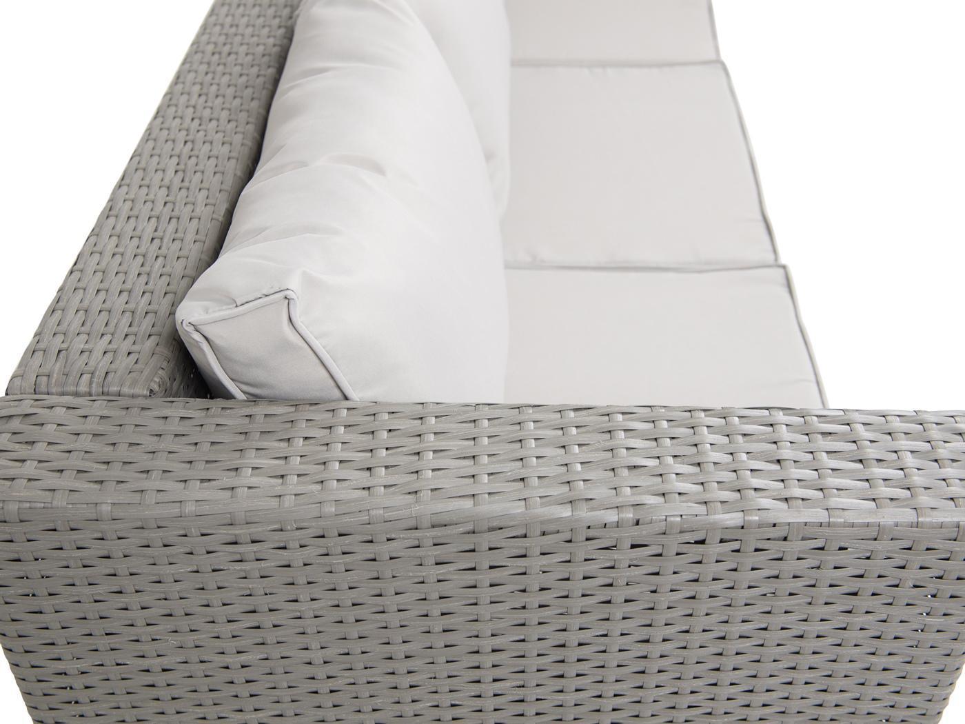 wypełnienie poduszki ogrodowej szarej