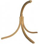 Fotel wiszący drewniany Swing Pod Czerwony