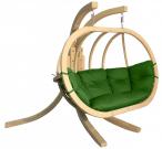 Drewniany fotel wiszący Swing Pod XL (O-Zone Premier) zielony
