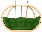 Drewniany fotel wiszący Swing Pod XL (O-Zone Premier) zielony