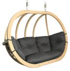 Drewniany fotel wiszący Swing Pod XL (O-Zone Premier) grafitowy