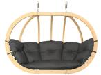 Drewniany fotel wiszący Swing Pod XL (O-Zone Premier) grafitowy