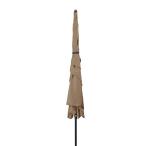 Parasol ogrodowy regulowany Sunline Waterproof 260x150 cm kawowy