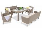 Velká zahradní sada pro 8 lidi Furnivo SFM cappuccino