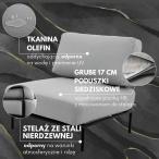 Eleganckie meble tarasowe ze stołem obiadowym Salve 6 Midi Dining