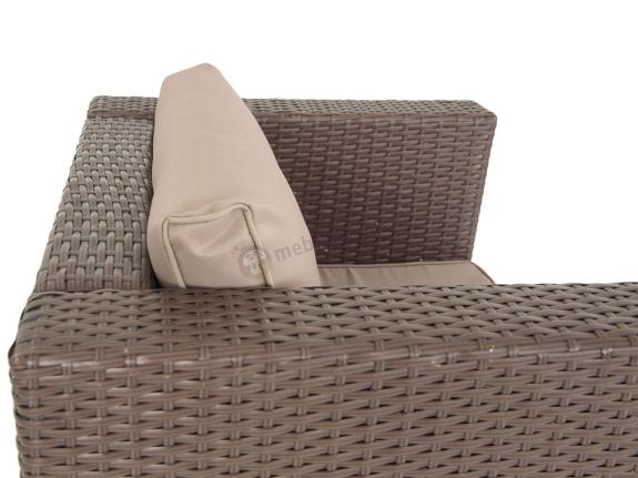 wypełnienie poduszki ogrodowej szarej