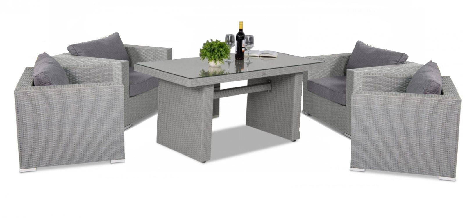 Stół i fotele ogrodowe