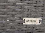 Zestaw mebli obiadowych ogrodowych 6+1 Topiano/Flavio Antracite