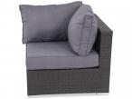 Meble z technorattanu do ogrodu NILAMITO IX Anthracite & Blue Grey moduł