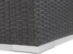 Meble z technorattanu do ogrodu NILAMITO VI Anthracite & Blue Grey plecionka
