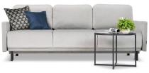 Szara Sofa Solo welurowa rozkładana 212x97 cm Solo 264
