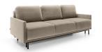 Beżowa welurowa sofa z funkcją spania Solo 212x97 cm Solo 252