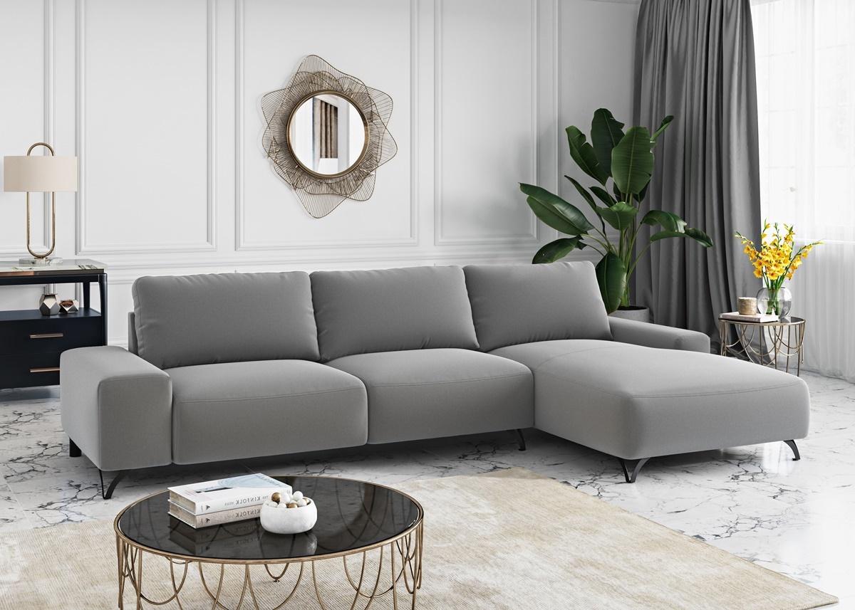 skandynawski narożnik szary