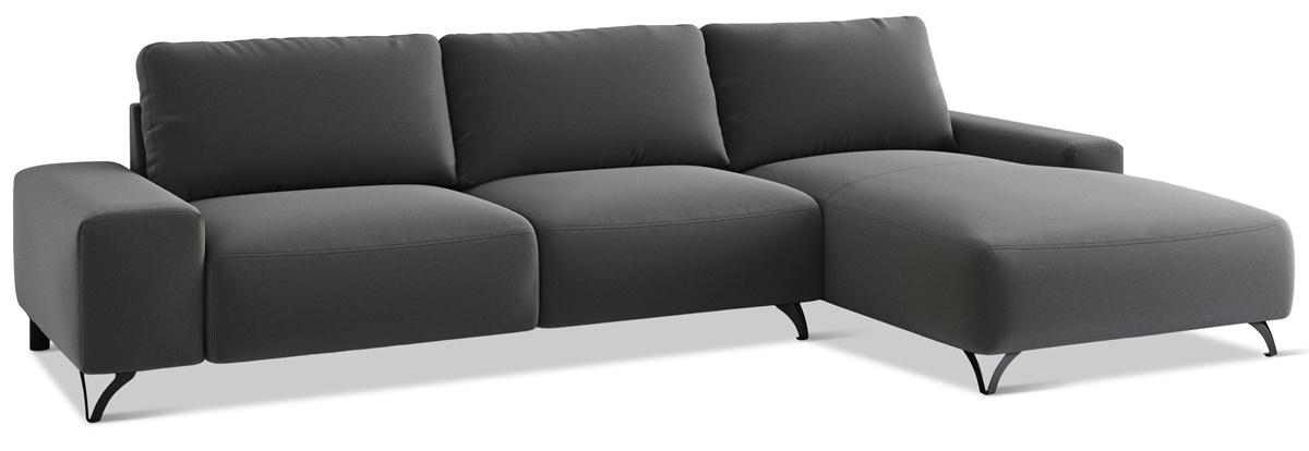 szary narożnik do salonu