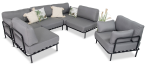 Meble na taras w stylu loft Salve 5 z fotelem