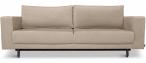 Rozkładana welurowa Sofa Modo beżowa 236x97 cm Solo 252