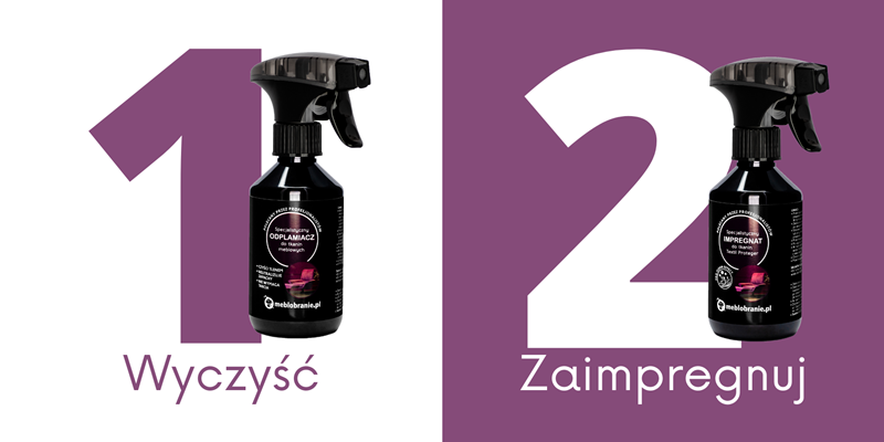 Zestaw preparatów do pielęgnacji tapicerki