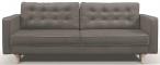 Szara Sofa Tivoli z funkcją spania 224x97cm Riviera 91