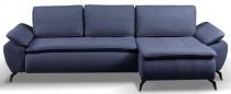 Narożnik Aspen z funkcją spania uniwersalny 285x152cm - Solo 268 grafit