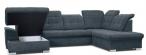 Narożnik Nicole U-kształtny Matt Velvet 93 szary 330x212cm lewy