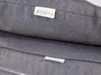 NILAMITO Dark Grey & Blue Grey 2/2(moduł narożny+pufa)