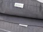 Fotel z technorattanu NILAMITO Dark Grey & Blue Grey
