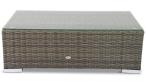 Stolik z technorattanu Nilamito 90x50 Dark Grey