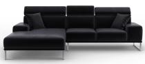 Lewostronny welurowy narożnik Robin 283x178 Amor Velvet 4322