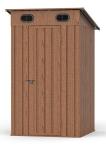 Domek narzędziowy metalowy jednospadowy Linker 120x120cm (1,2m2) - Wood
