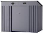 Szopa jednospadowa metalowa Linker 250x190cm (4,3m2) - Antracyt