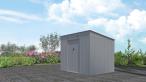 Domek jednospadowy ogrodowy Linker 250x190cm (4,7m2) - szary