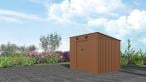 Domek narzędziowy jednospadowy Linker 250x190cm (4,7m2) - Wood