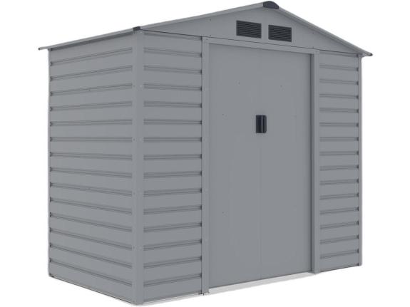 Plechový zahradní domek na nářadí Agger 213x127x190cm - Grey