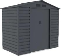 Domek narzędziowy z blachy Agger 213x127cm (2,4m2) - Antracyt