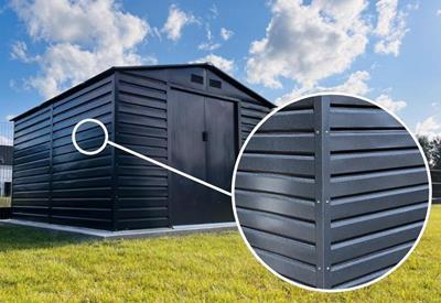 Metalowa szopa ogrodowa 3,4x3,2