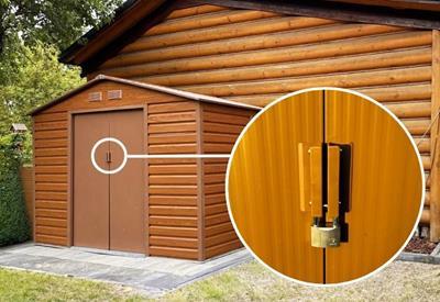 zamykany domek narzędziowy