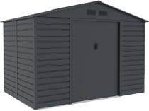 Metalowa szopa na narzędzia ogrodowe Agger 277x191cm (4,8m2) – Antracyt