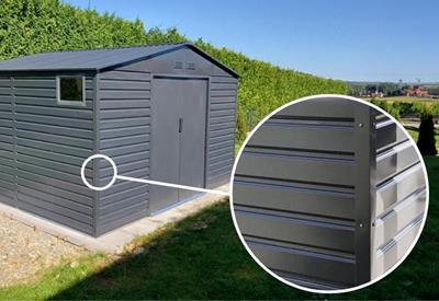 blaszany domek narzędziowy 2,8x3,2