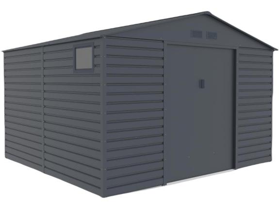 Plechový uschovný domek Dummer 340x323x229cm - Antracit