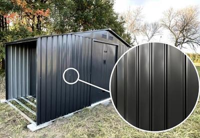 Domek ogrodowy z drewutnią