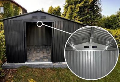 domek ogrodowy ze wzmocnioną konstrukcją