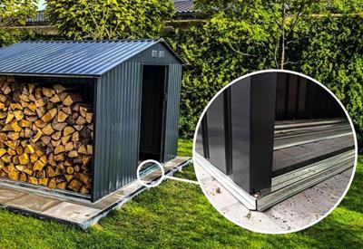 drzwi z metalowym progiem