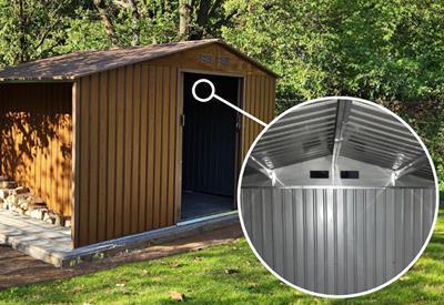 domek ogrodowy ze wzmocnioną konstrukcją