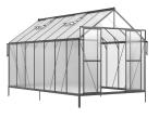 Szklarnia poliwęglan 6mm 244x432x240cm - podwójne drzwi