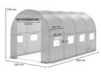 Tunel foliowy metalowy 2x4m – biały